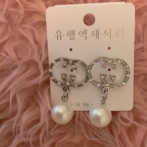 Rhinestone earrings